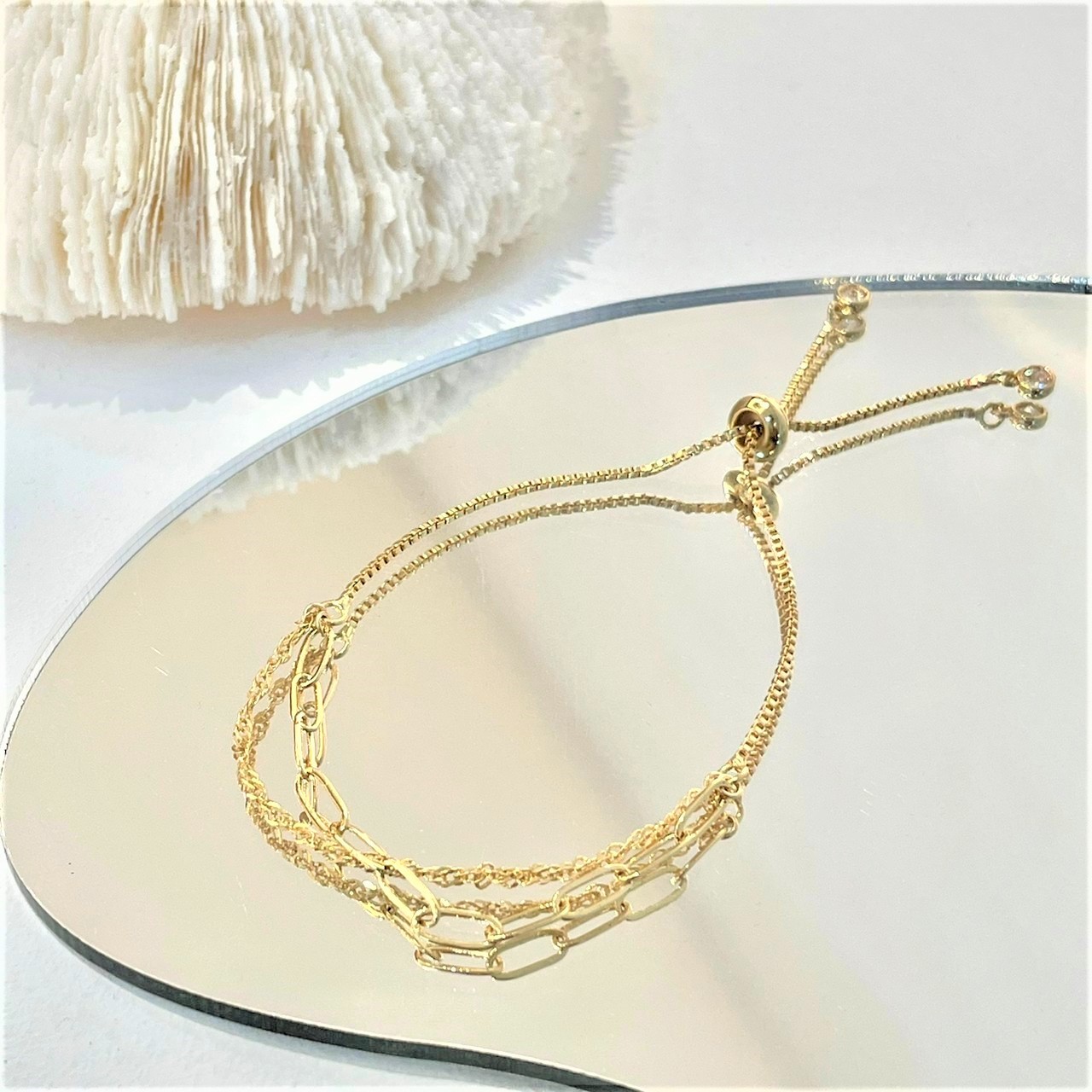 │日常│清晨曙光 • 14kgf • 手鍊 • 可調式手鍊 • 注金