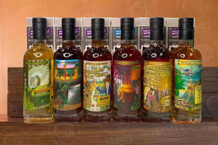 TBY漫畫標whisky set (6支）