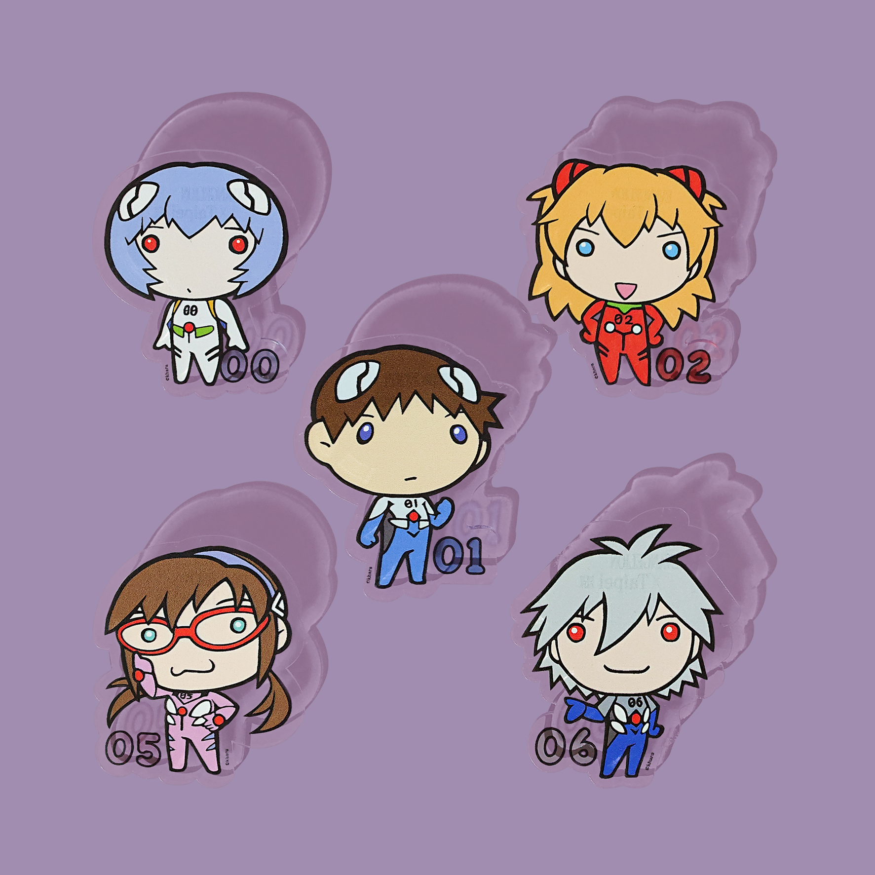 新世紀福音戰士-壓克力夾子-五款