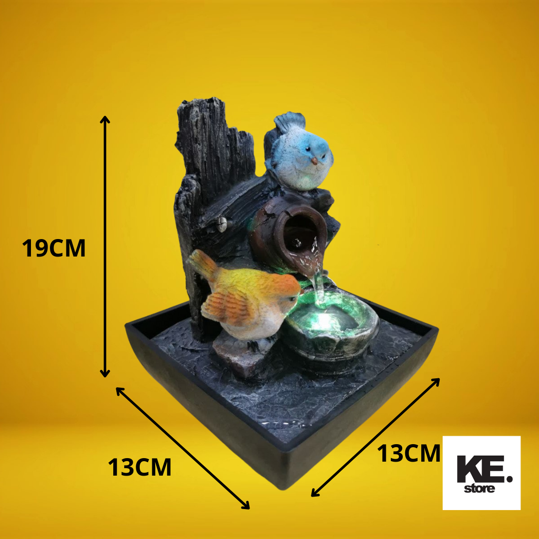 NATURE BIRDS INDOOR WATER FOUNTAIN/HOME DECORATION/DESKTOP DECORATION/OFFICE TABLE/KE2284