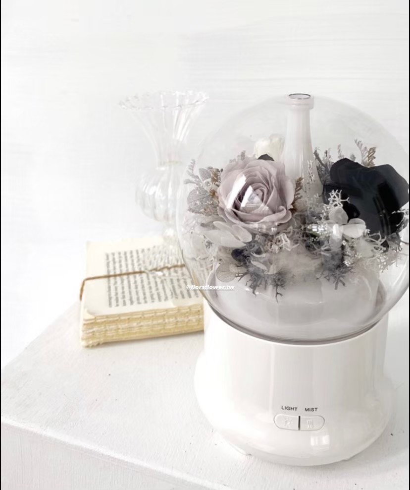 永生花水氧機-黑灰