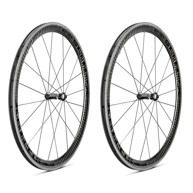 XeNTiS Wheelset XBL 4.2 Carbon Rim brake Tubular All Black