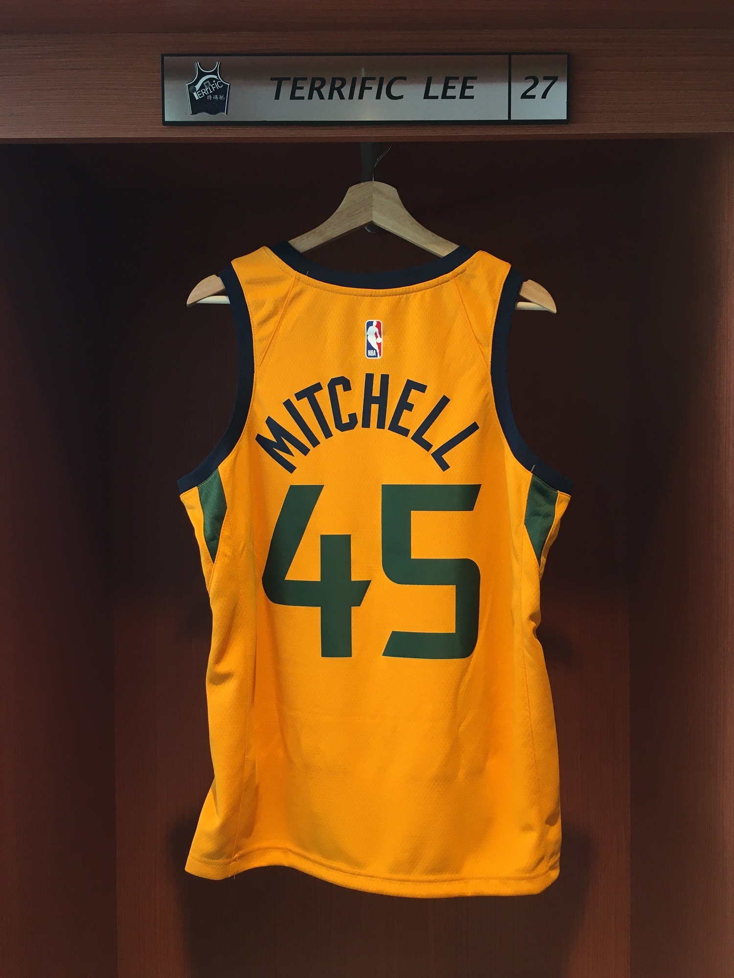 NBA球衣 Donovan Mitchell 猶他爵士黃 Statement Nike Swingman 球迷版 熱轉印 含贊助商標 全新