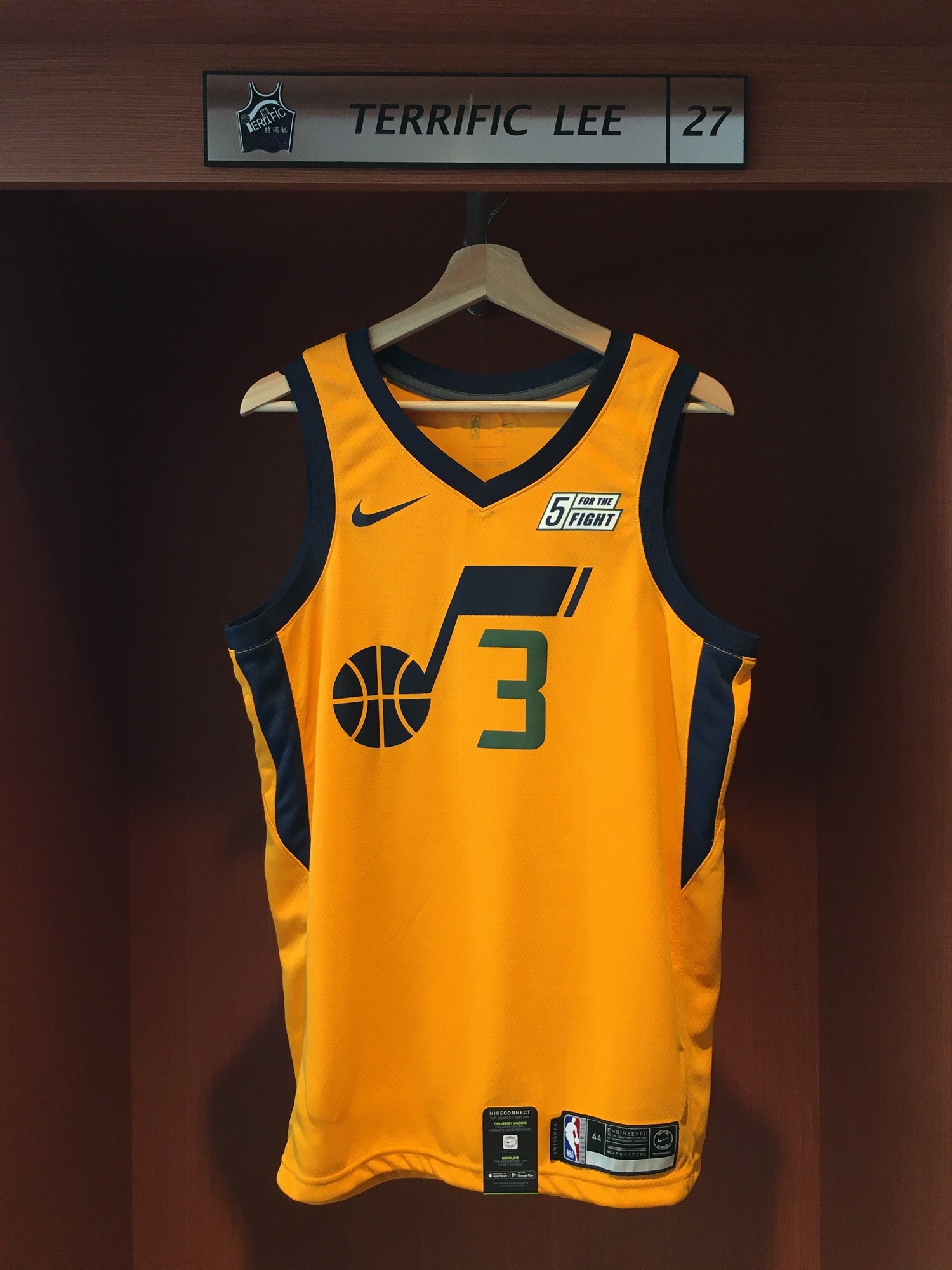 NBA球衣 Ricky Rubio 猶他爵士黃 Statement Nike Swingman 球迷版 含贊助商標 熱轉印 全新