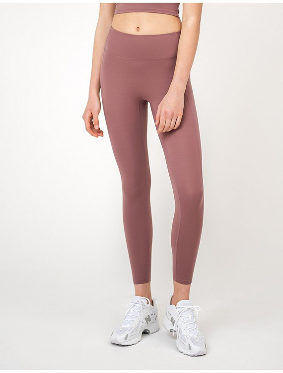 Front2Line FPK089 高腰九分緊身褲（奶茶棕）