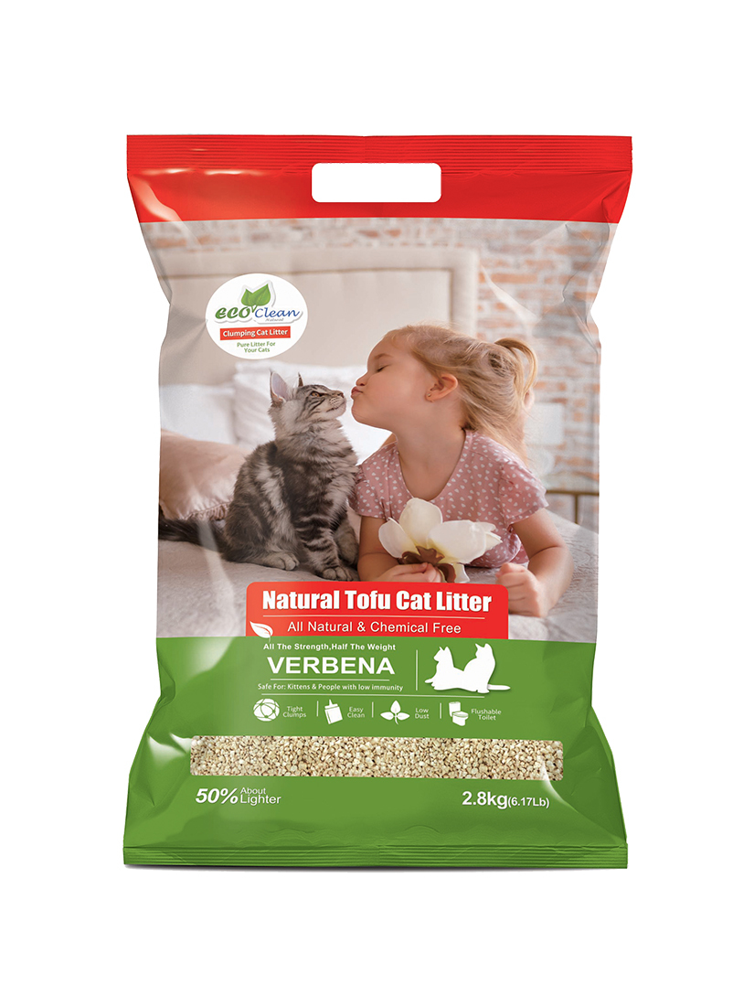 ECO艾可天然草本輕質型豆腐貓砂(2.8kg/6.17lbs)-馬鞭草-單包