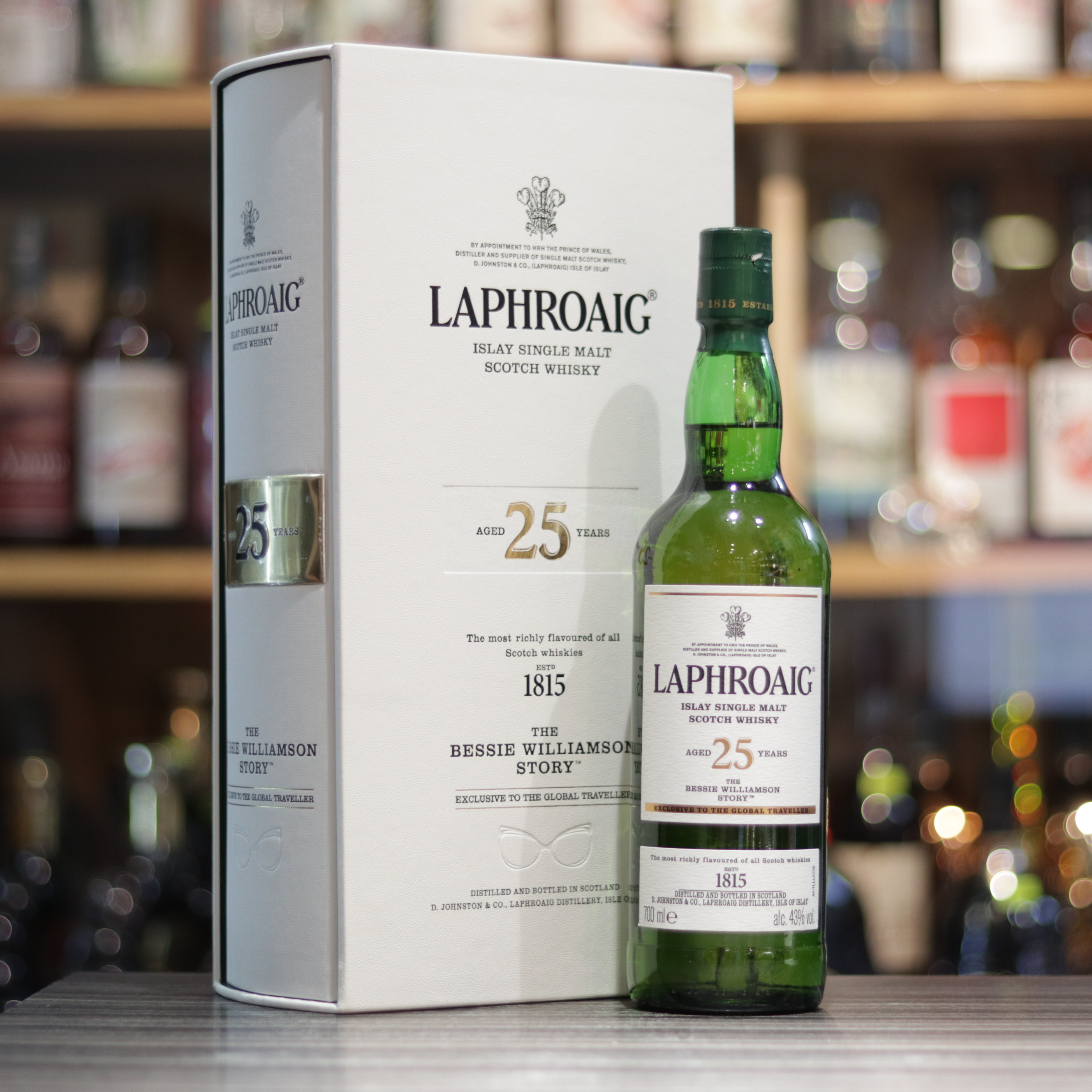 Laphroaig 25 YO Bessie Williamson Story - 70cl/43%