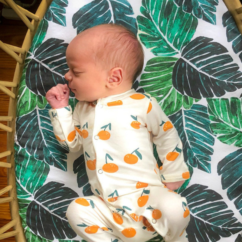 嬰兒床中床印花床套