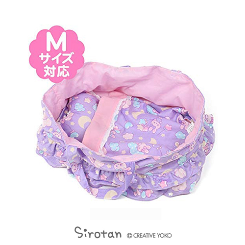 日本Usamomo萌兔桃桃-家家酒-愛心羽絨被套組　紫 22cm專用