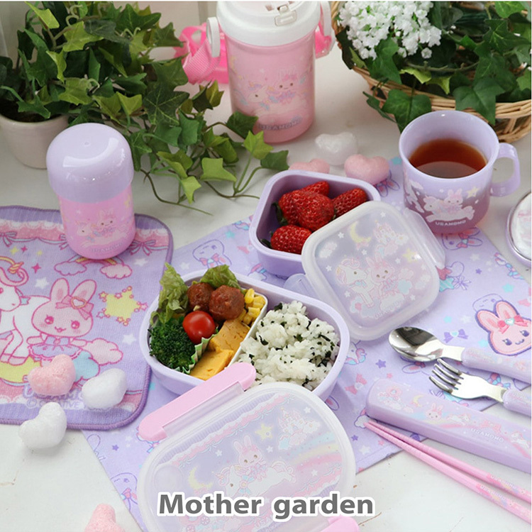 日本Usamomo萌兔桃桃-便當盒-獨角獸