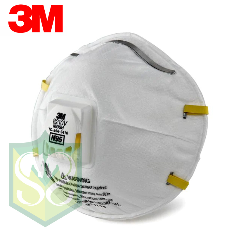 3M™ 8210V N95 防塵帶呼氣閥口罩 (一個裝)