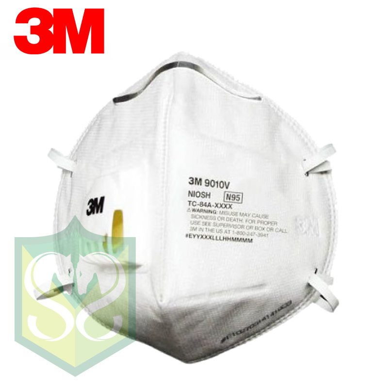 3M 9010V - N95 摺合式活門防塵口罩 (一個裝)