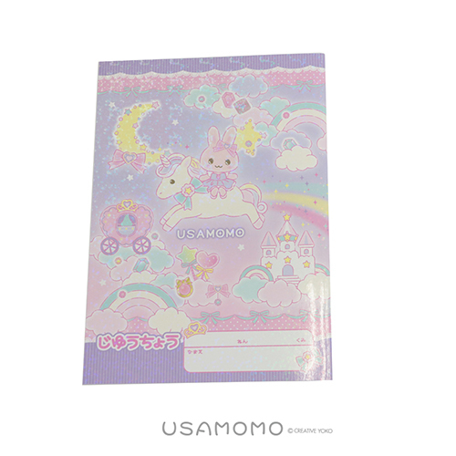 Usamomo萌兔桃桃-記事本 B5 萌兔桃桃 草莓兔