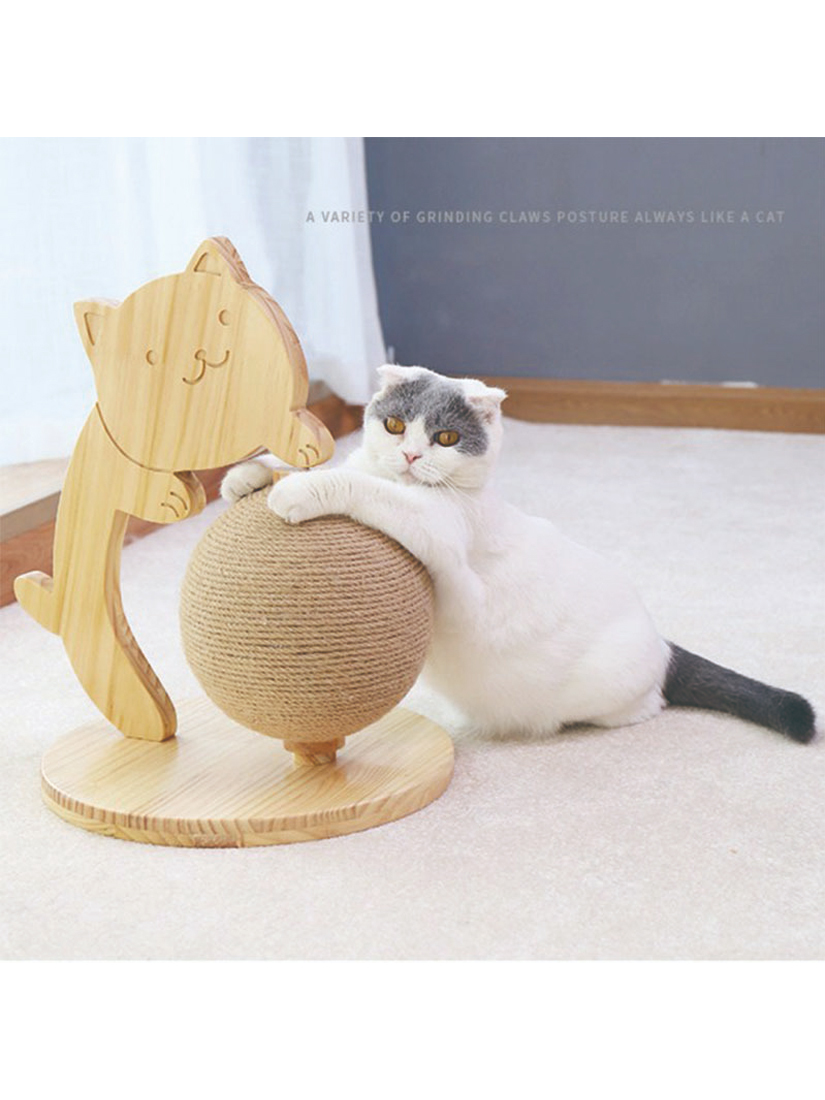 【福利品】喵仙兒-360°地球儀貓爪球