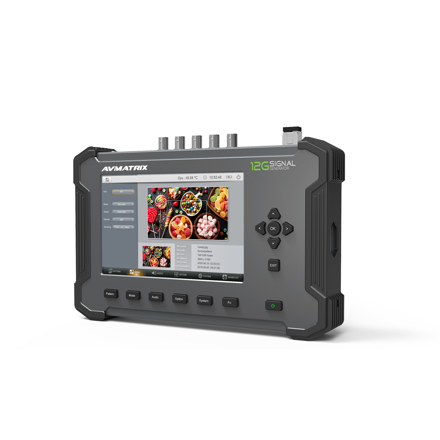 AVMATRIX PG4K 12G-SDI 和 4K HDMI2.0 碼型發生器