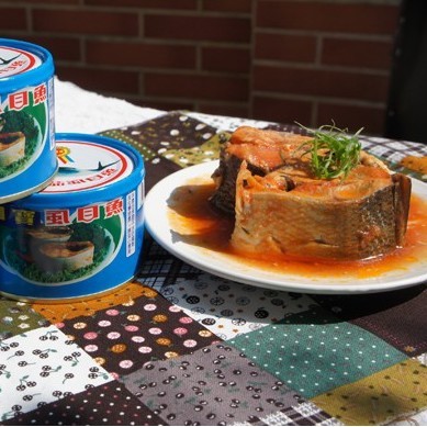 台南名產虱目魚罐頭第一品牌日寶蕃茄虱目魚罐頭 三罐一組