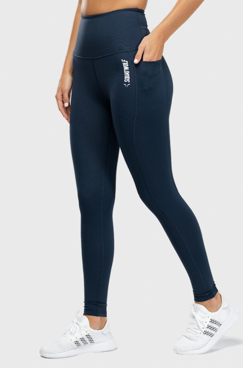 SQUATWOLF We Rise 高腰緊身褲（海軍藍）