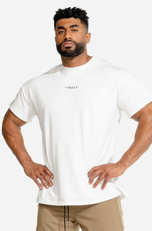 SQUATWOLF Body Building T恤（白）