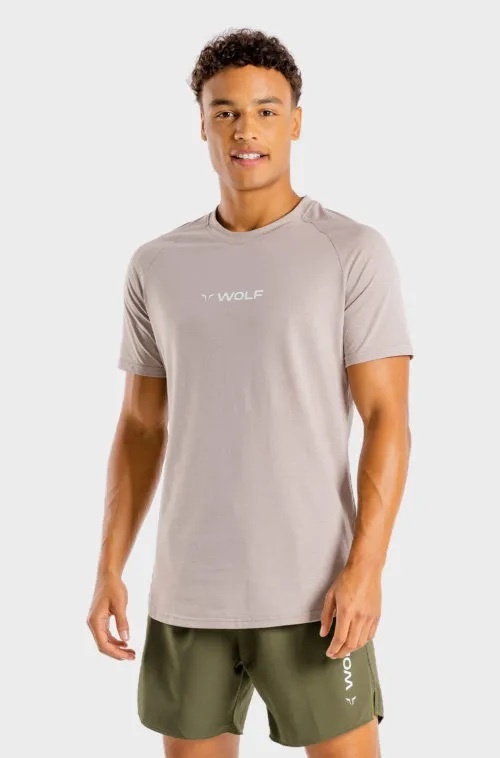 SQUATWOLF Primal T恤（灰咖啡色）