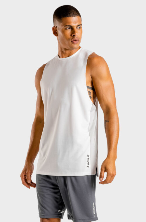 SQUATWOLF 籃球機能球衣（白）