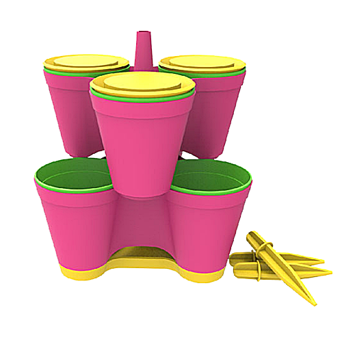 三模組盆器-雙層