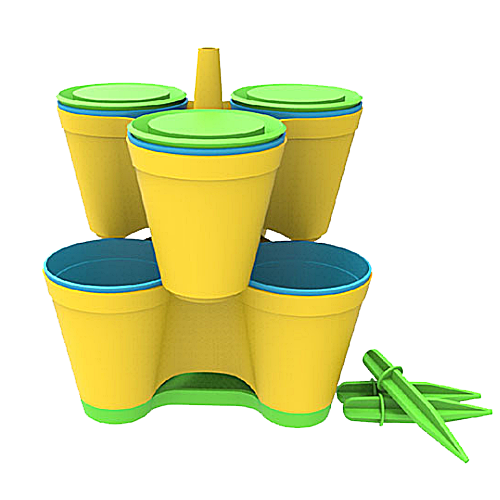 三模組盆器-雙層