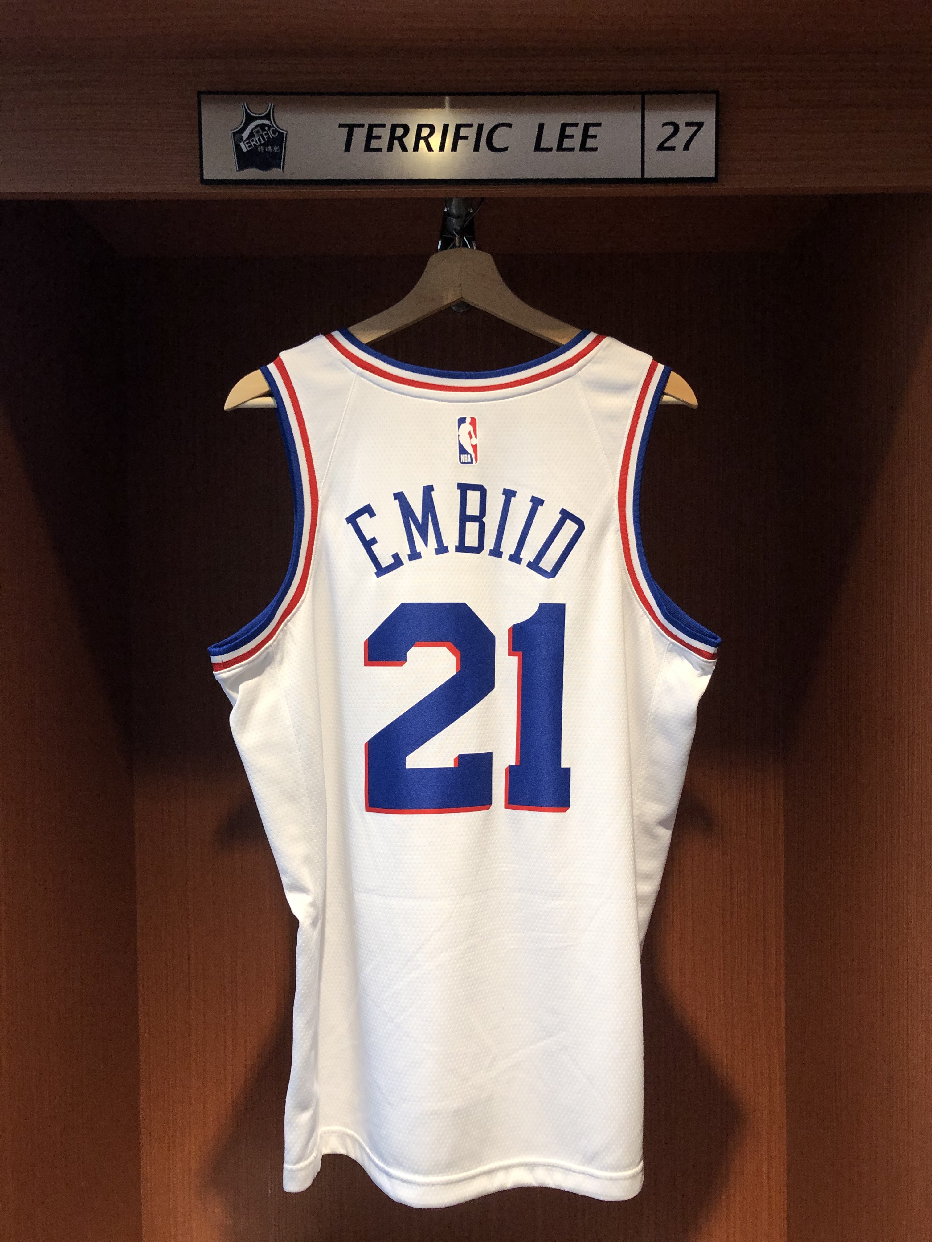 NBA球衣 Joel Embiid 費城七六人獎勵 Earned Nike Swingman 球迷版 熱轉印 全新