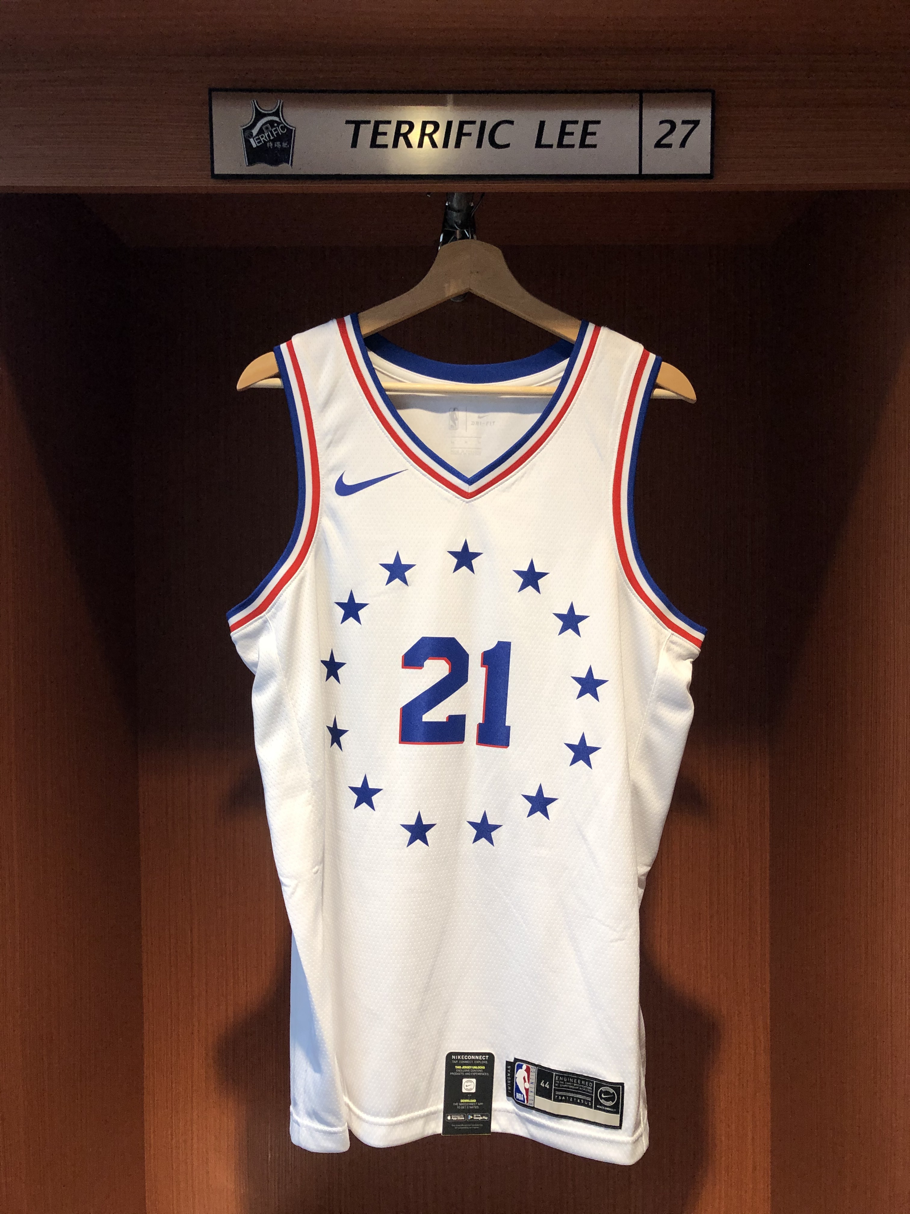 NBA球衣 Joel Embiid 費城七六人獎勵 Earned Nike Swingman 球迷版 熱轉印 全新