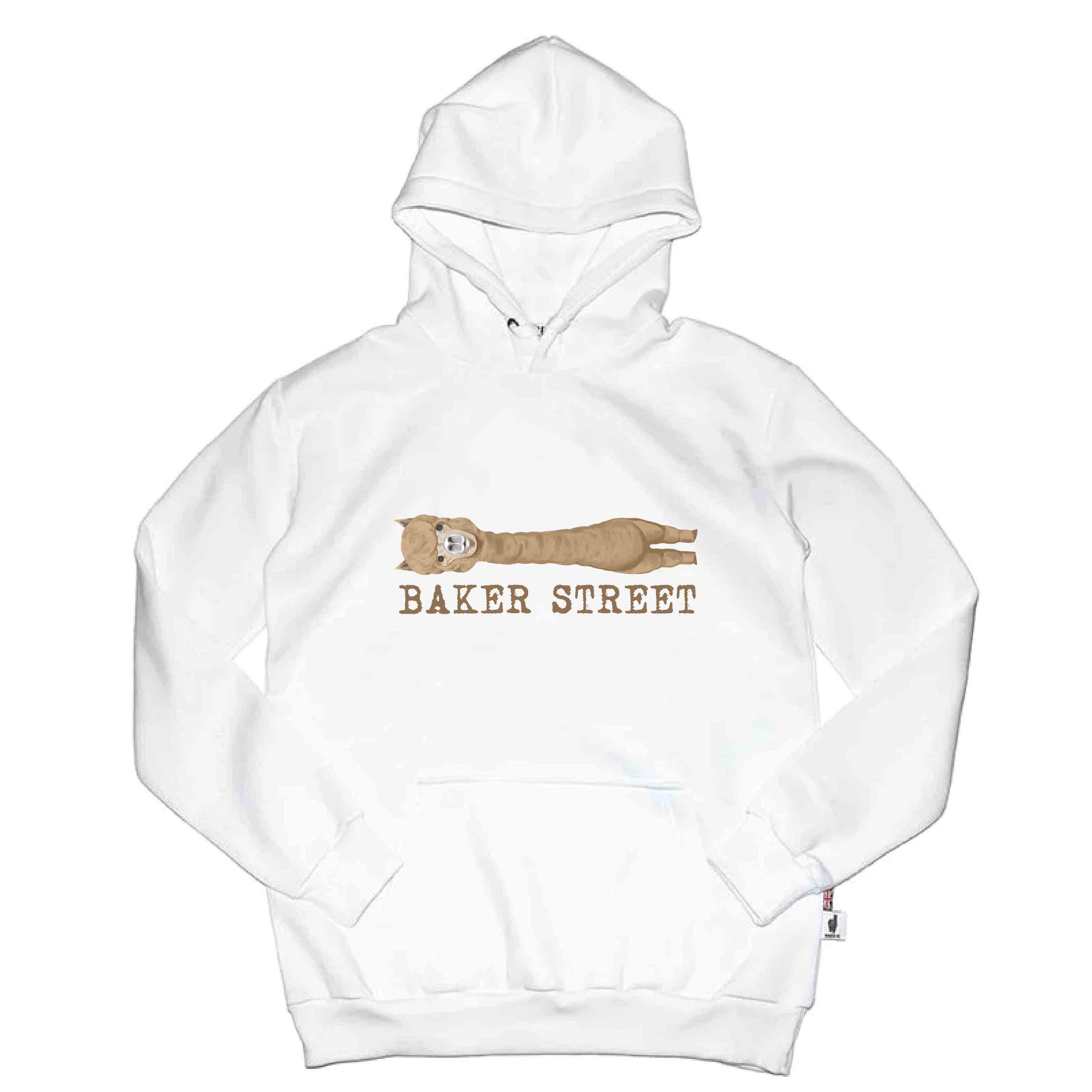 Alpaca with Long Neck 高磅數長袖帽T