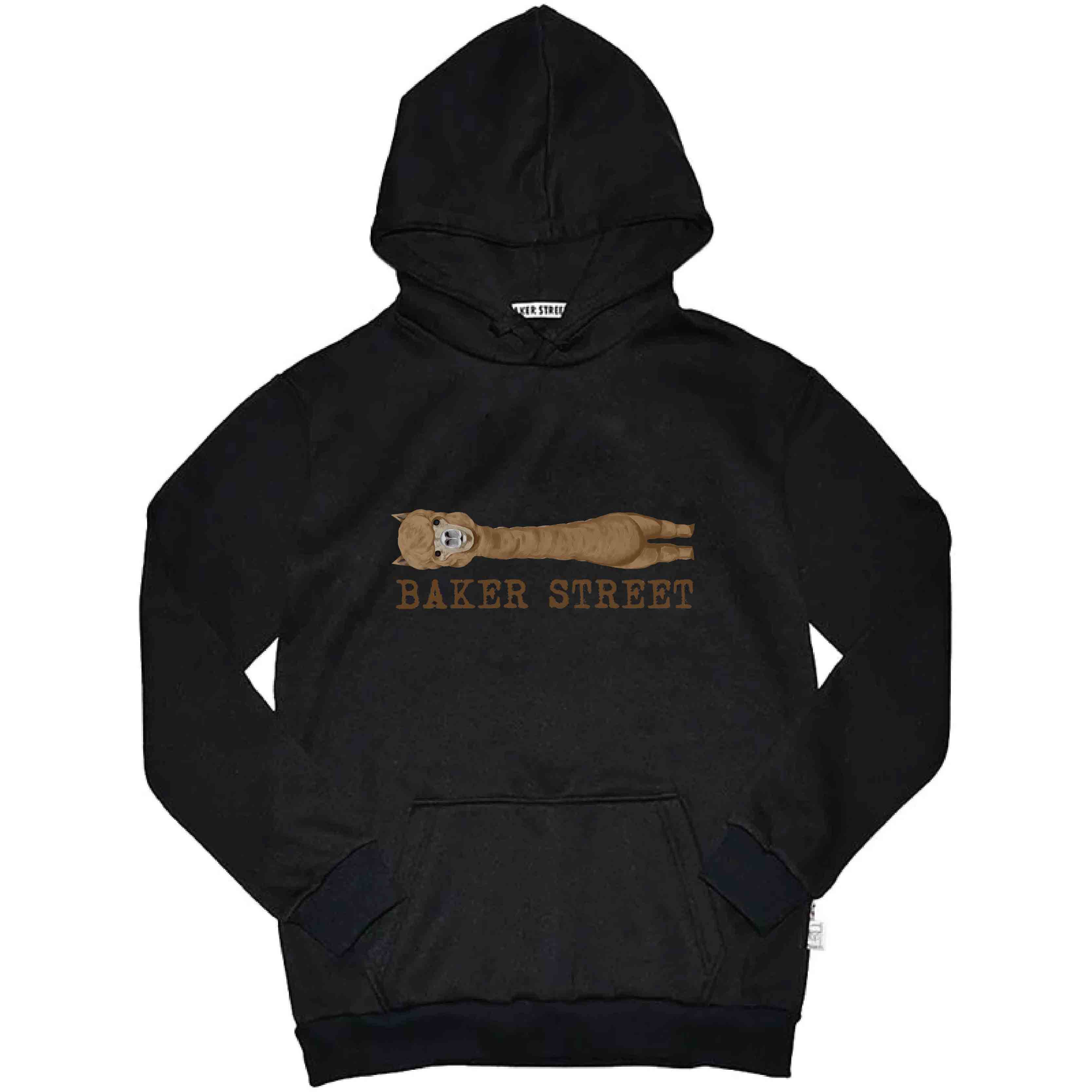 Alpaca with Long Neck 高磅數長袖帽T