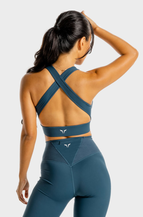 SQUATWOLF 核心力量感運動內衣（深海藍）