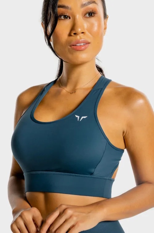 SQUATWOLF 核心力量感運動內衣（深海藍）