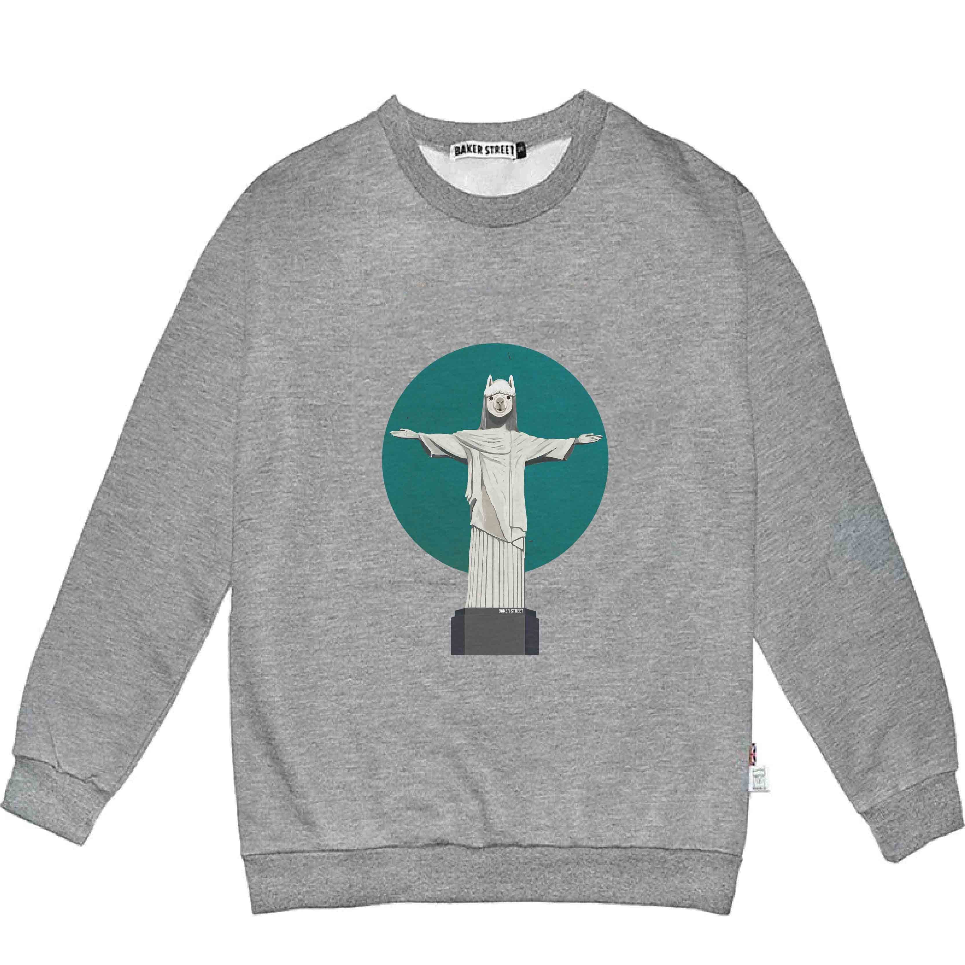 Alpaca Redentor 高磅數長袖圓T