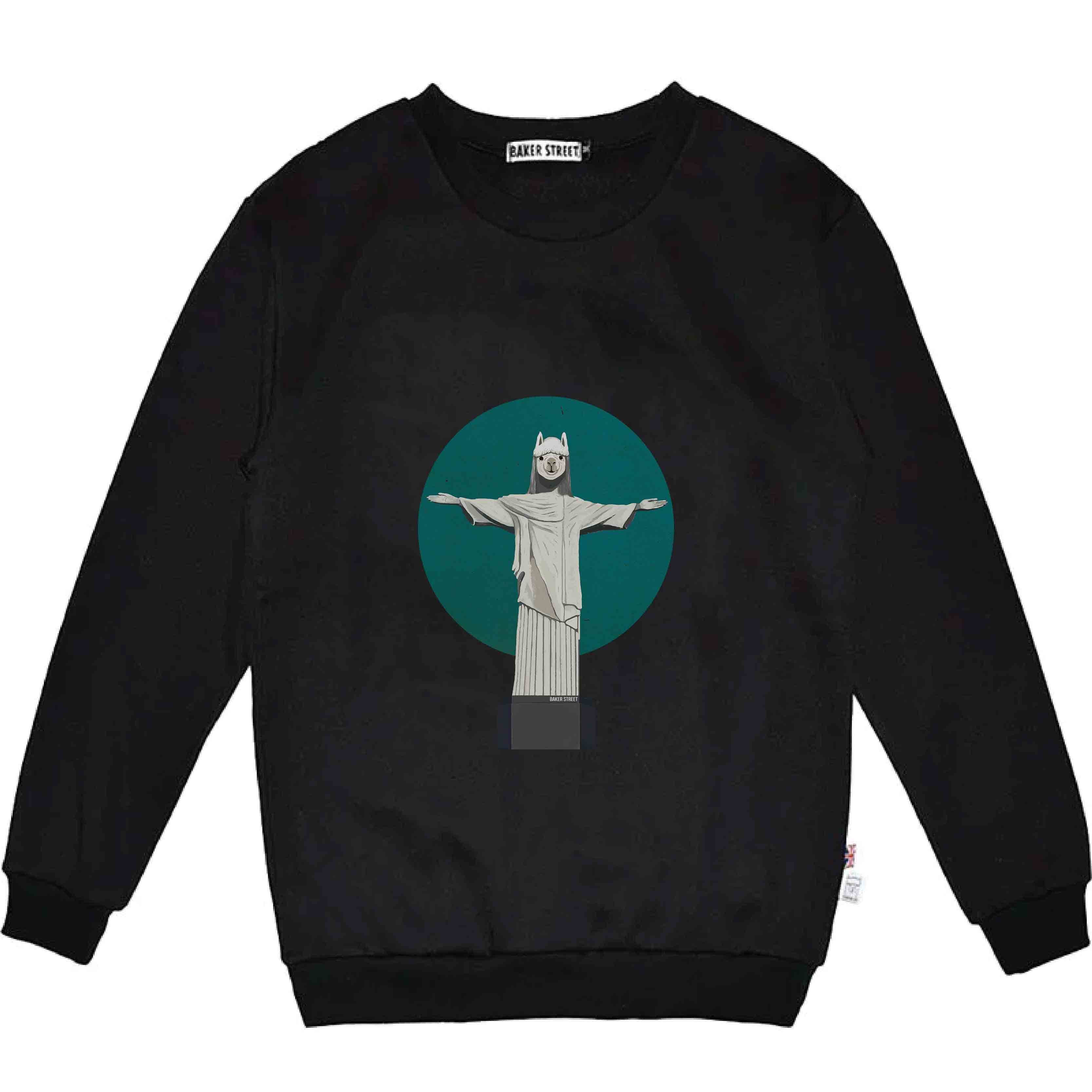 Alpaca Redentor 高磅數長袖圓T