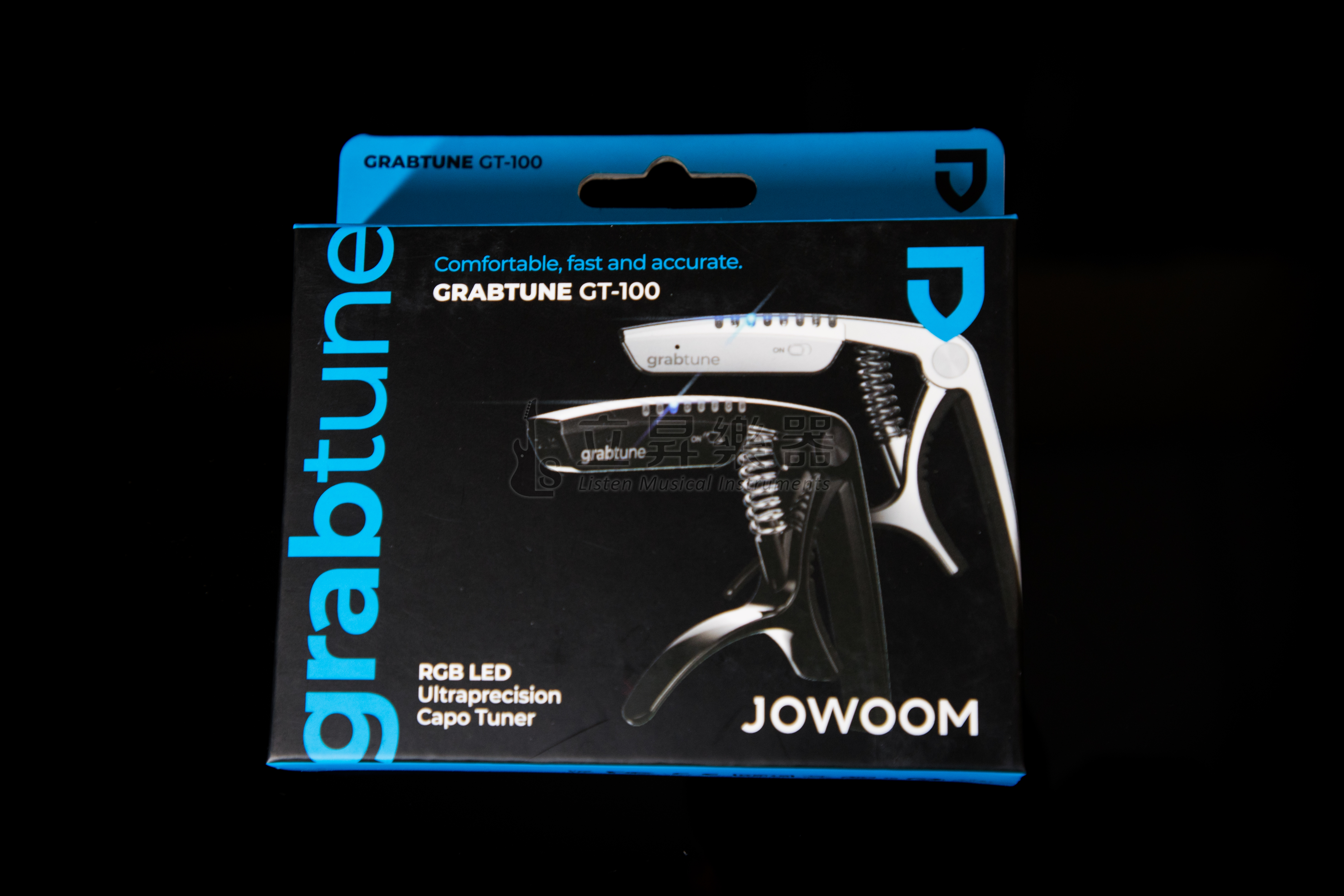 Grabtune GT-100 二合一 移調夾式調音器 USB充電 GT100