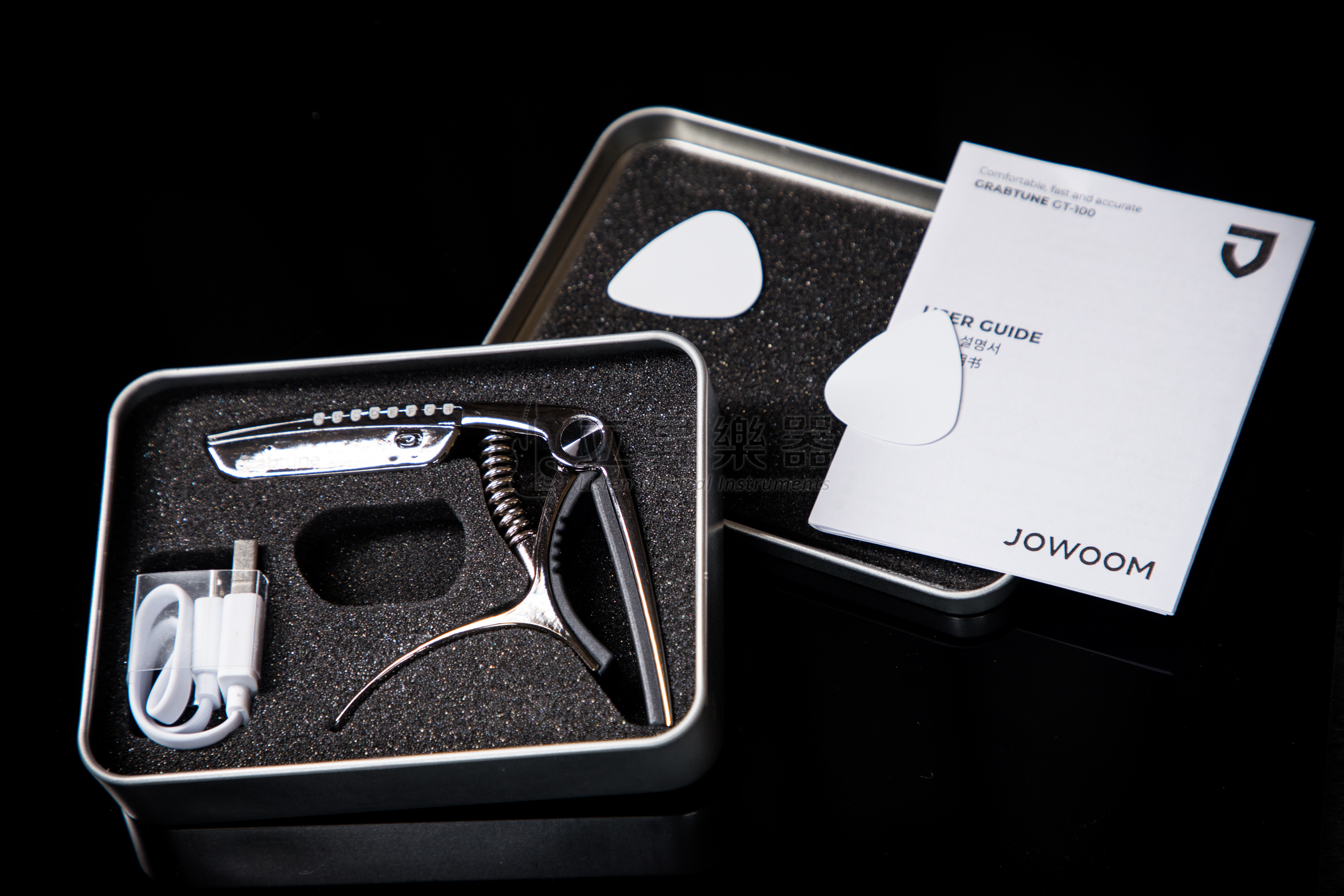 Grabtune GT-100 二合一 移調夾式調音器 USB充電 GT100 第 3 張圖片｜三峽效果器