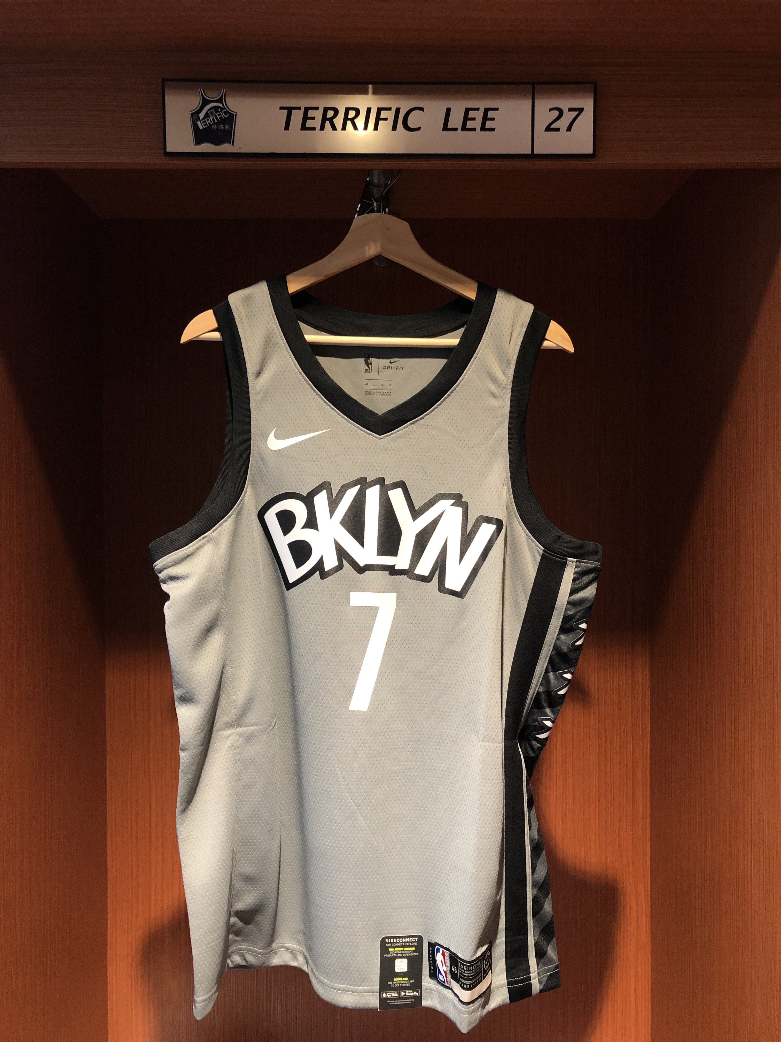 NBA球衣 Kevin Durant 布魯克林籃網灰星 Statement Nike Swingman 球迷版 熱轉印 全新