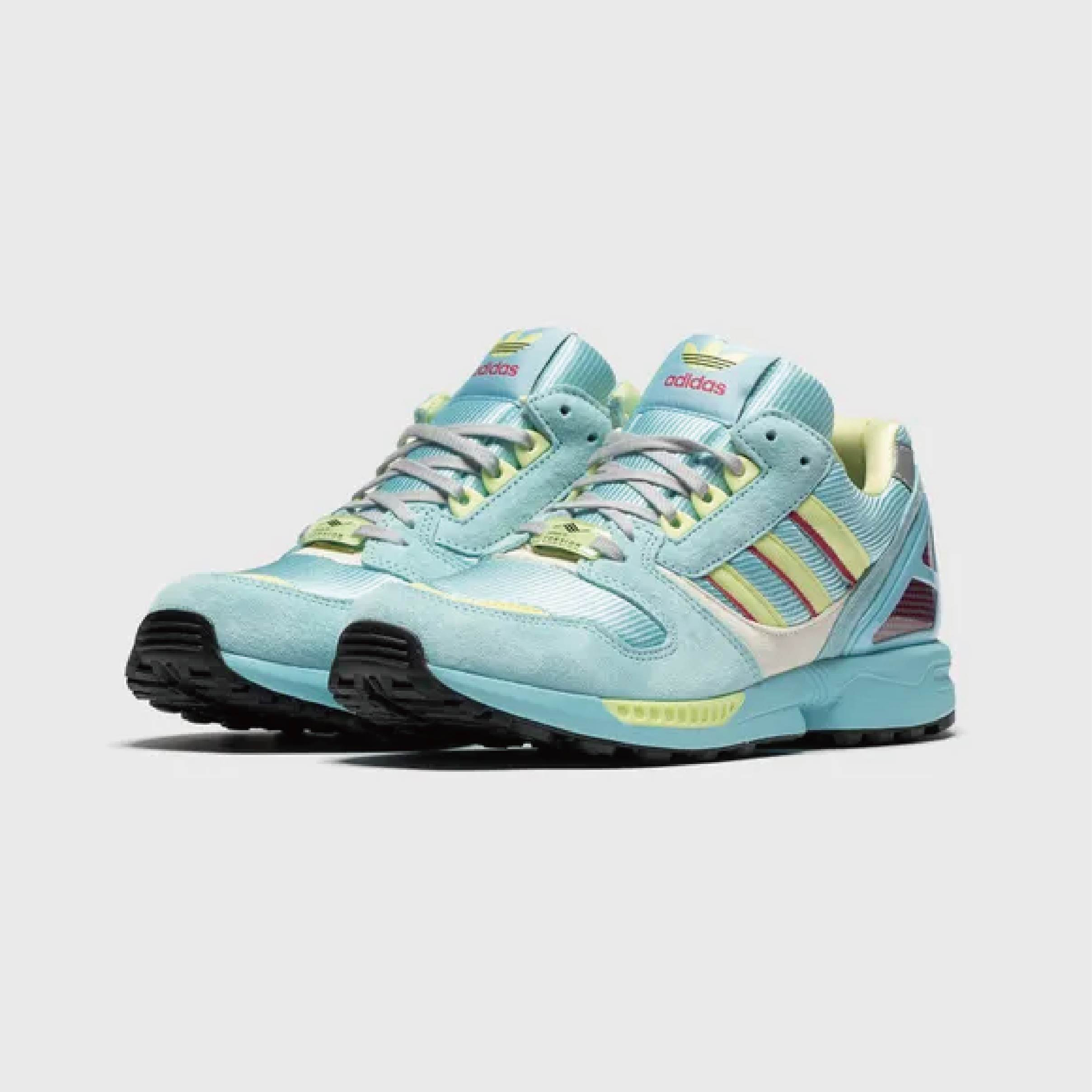 【 adidas ZX8000 W "AQUA" 限量鞋款 - 水藍黃 】