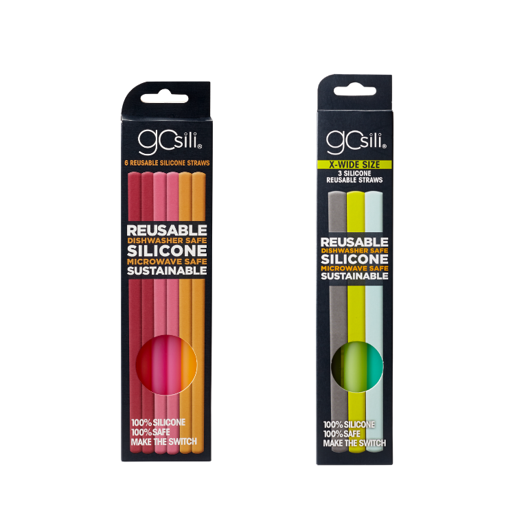 【買1送1優惠組】GoSili吸管❚20cm/玫瑰系❚送珍奶吸管三入組
