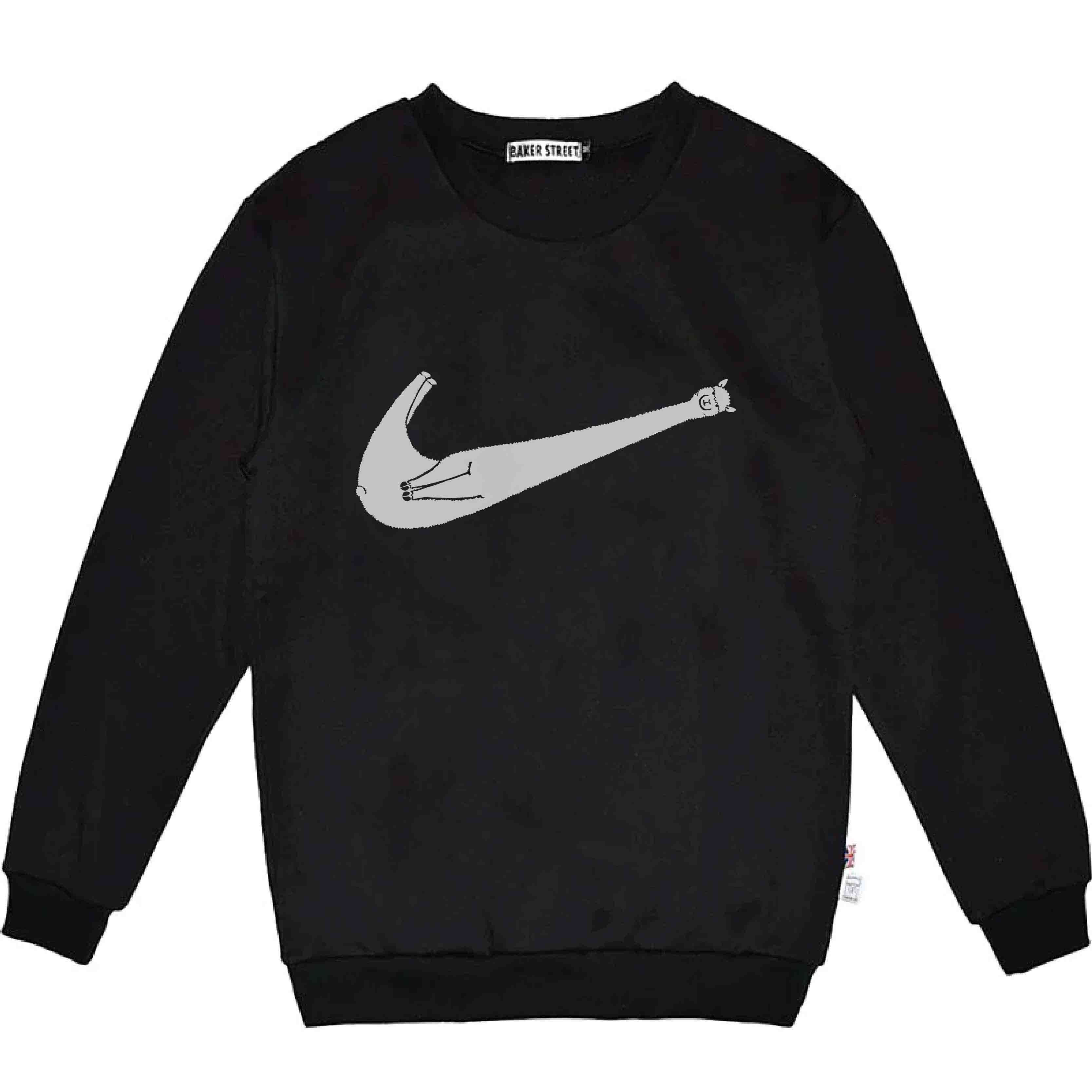 Sporty Alpaca 羊駝勾勾 高磅數長袖圓T