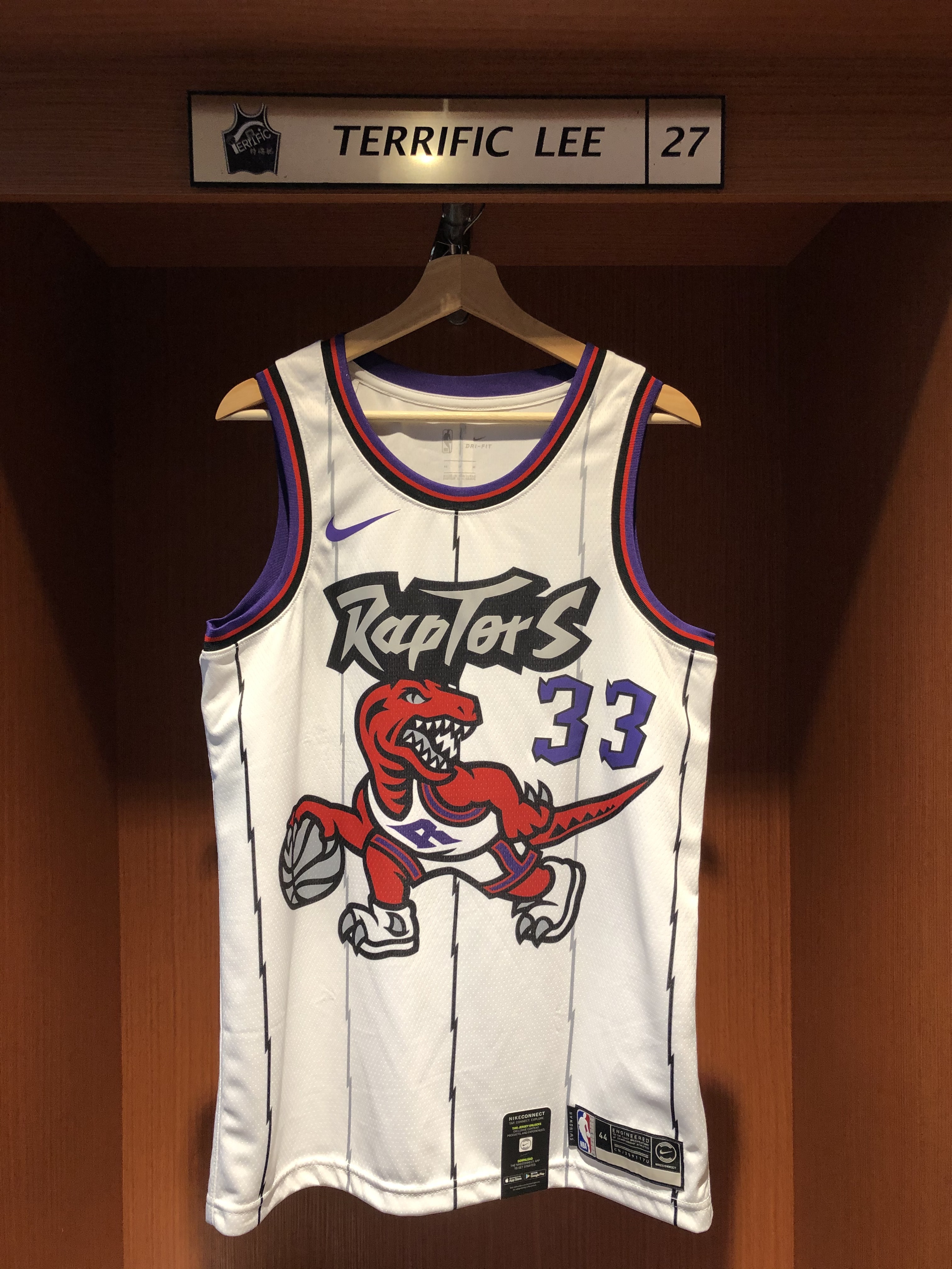 NBA球衣 Marc Gasol 多倫多暴龍復古白 HWC Nike Swingman 球迷版 熱轉印 全新