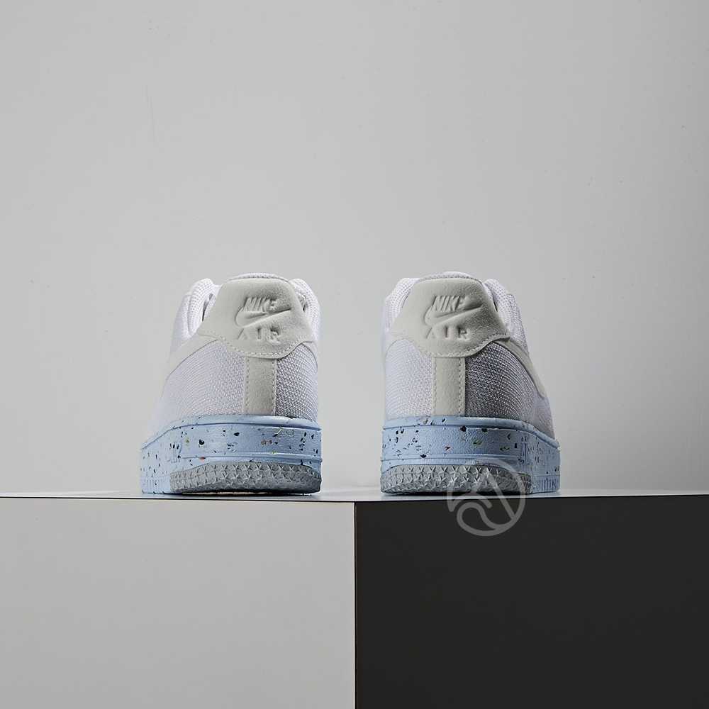 Nike Air Force 1 Crater Flyknit 女白針織休閒鞋DC7273-100