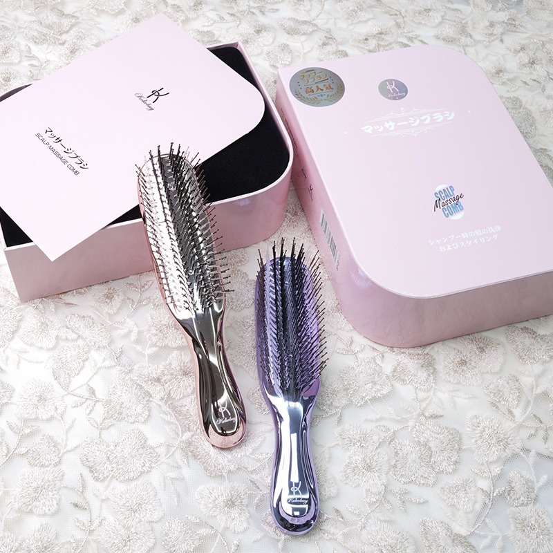 日本KOKOBUY頭皮清潔按摩梳│按摩及清潔頭皮│角質護理│激活毛囊│有效促進頭皮毛囊活性│