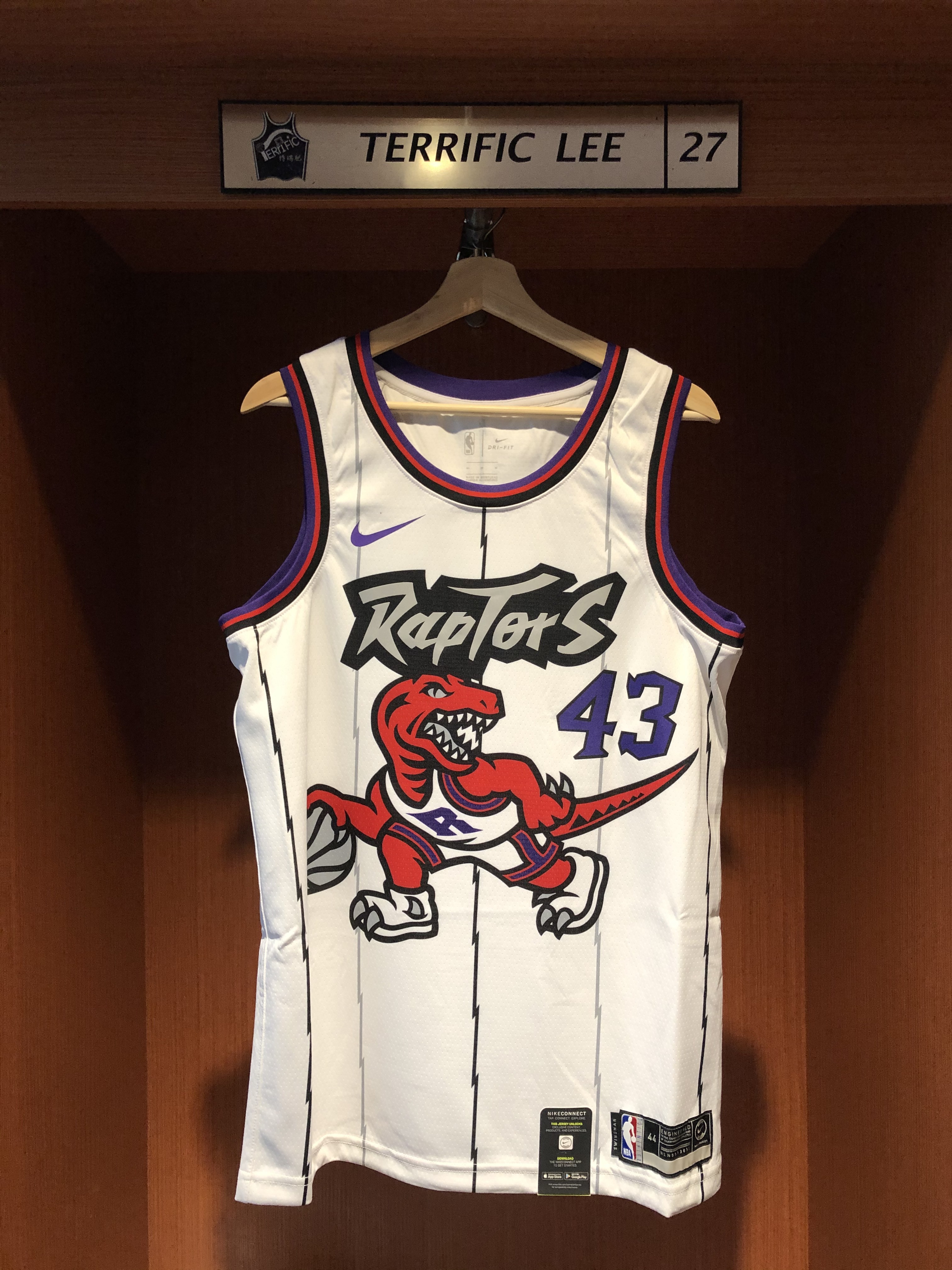 NBA球衣 Pascal Siakam 多倫多暴龍復古白 HWC Nike Swingman 球迷版 熱轉印 全新