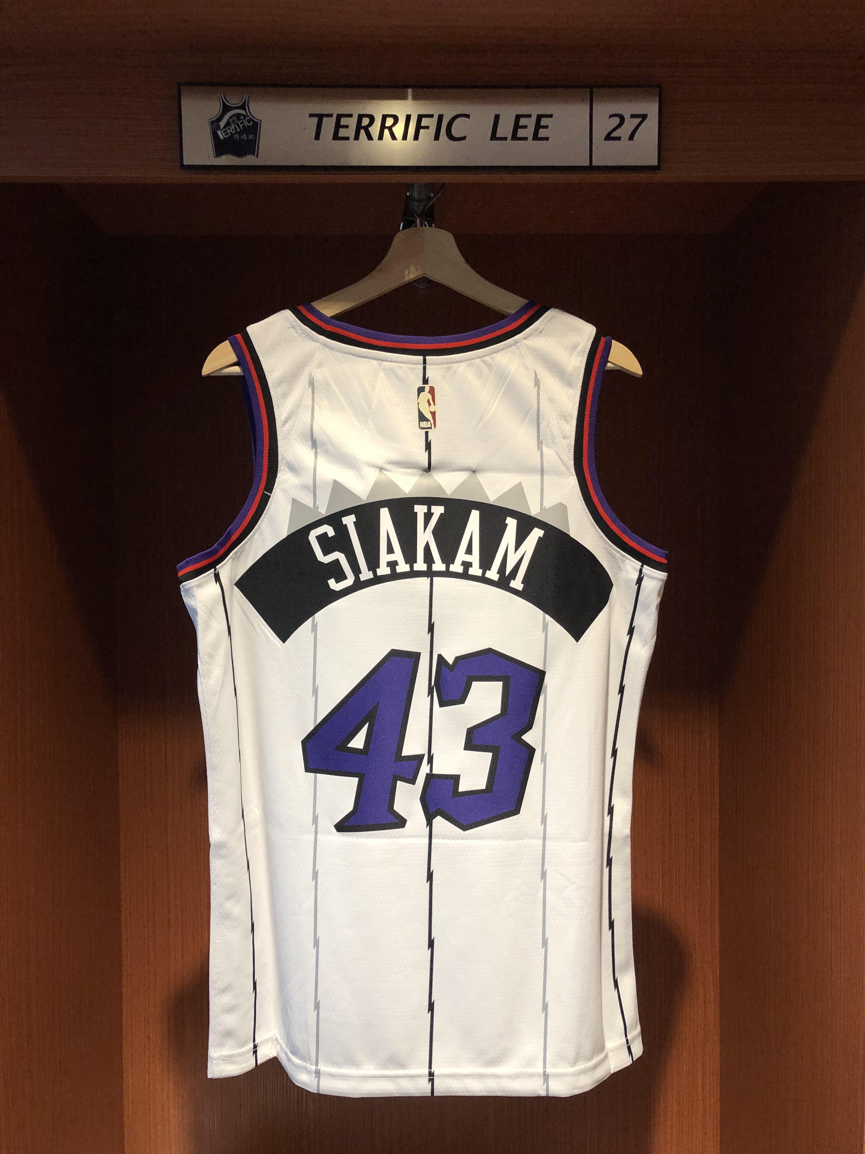 NBA球衣 Pascal Siakam 多倫多暴龍復古白 HWC Nike Swingman 球迷版 熱轉印 全新