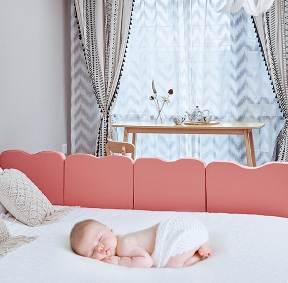 桃皮絨床邊護欄