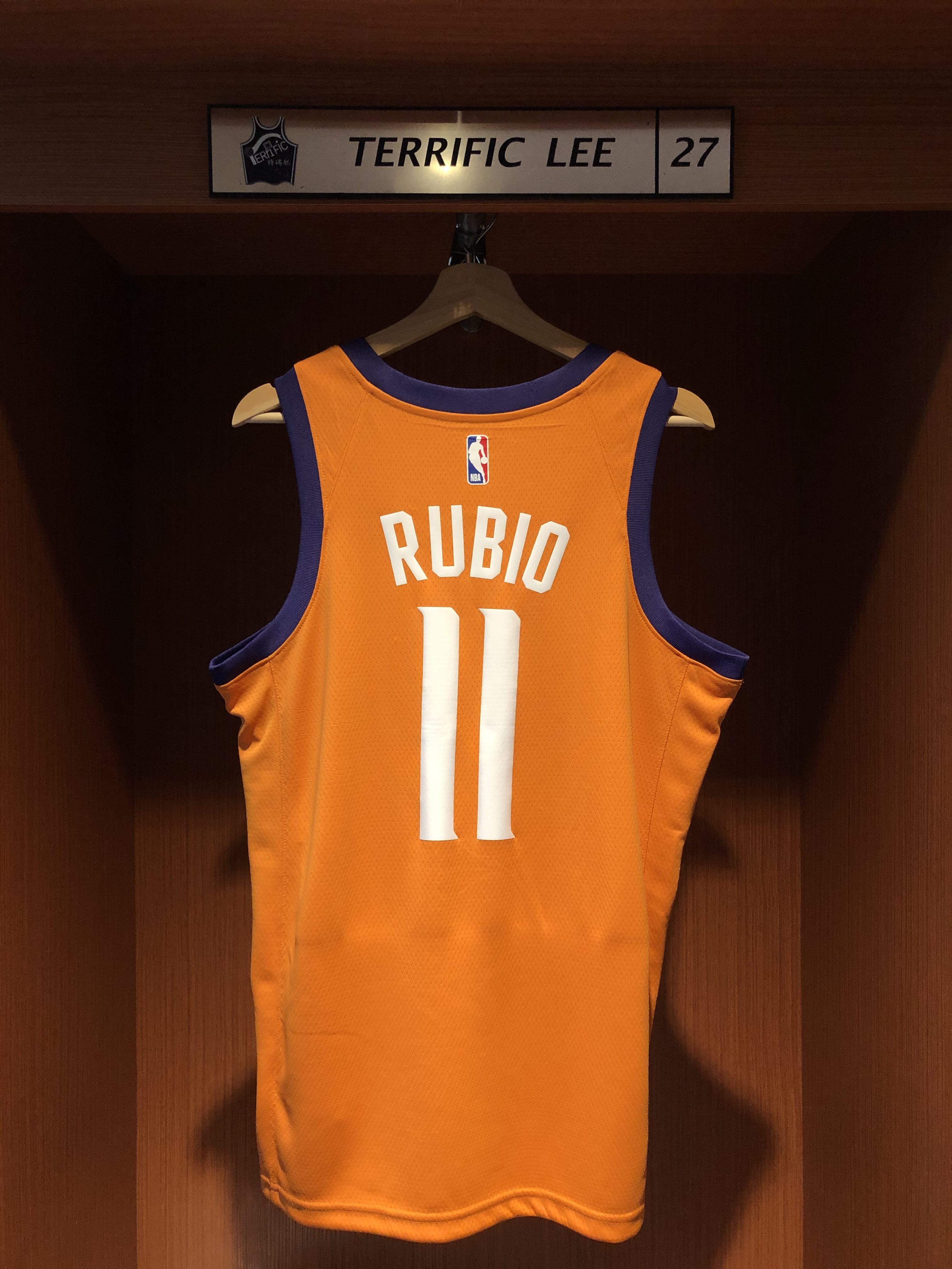 NBA球衣 Ricky Rubio 鳳凰城太陽橘 Statement Nike Swingman 球迷版 熱轉印 全新