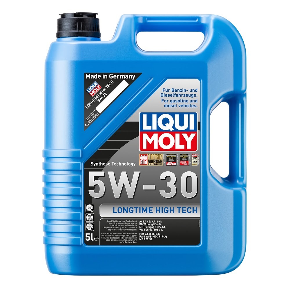 德國 LIQUI MOLY 力魔 LONGTIME HIGH TEC 5W30 長效合成機油 5升裝