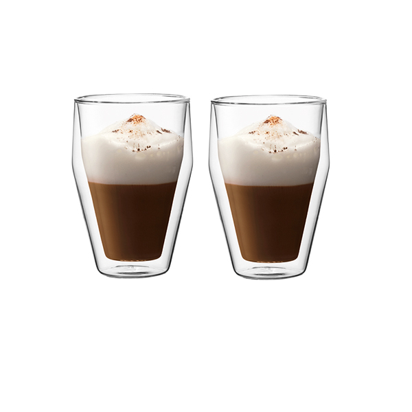 【出清】丹麥Bodum TITLIS 雙層玻璃杯兩件組 (可堆疊) 0.25L / 0.35L