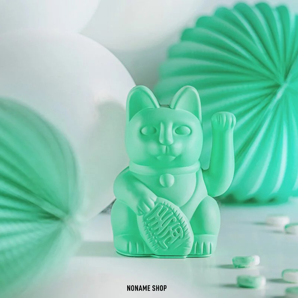 DONKEY Lucky Cat 招手 招財貓 幸運貓 薄荷綠